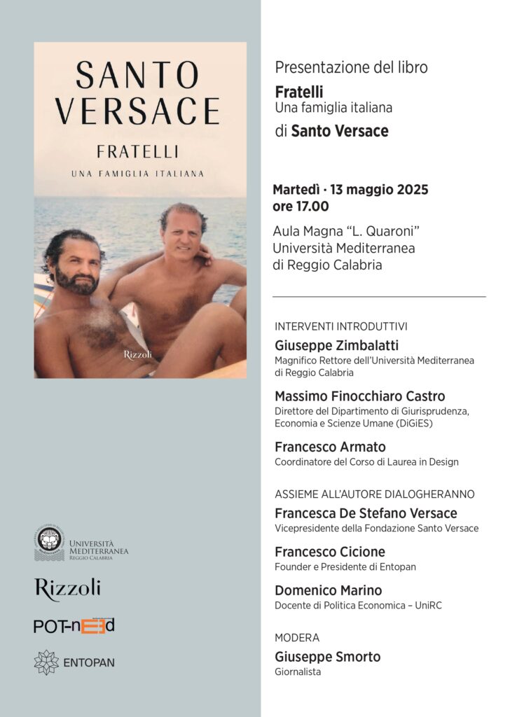 Santo Versace Locandina presentazione libro