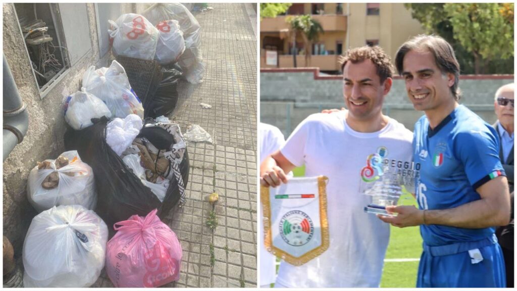 Spazzatura dietro campo Ciccarello
