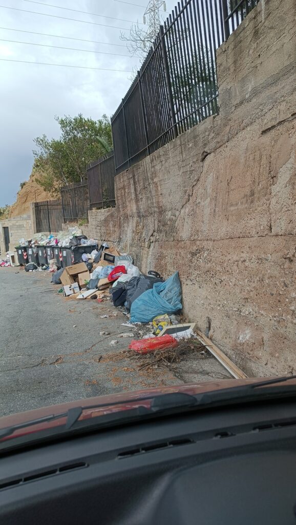Spazzatura periferia Reggio Calabria