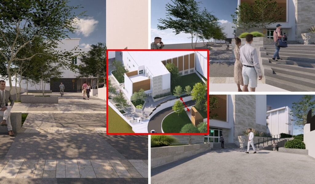 campus universitario reggio calabria rendering