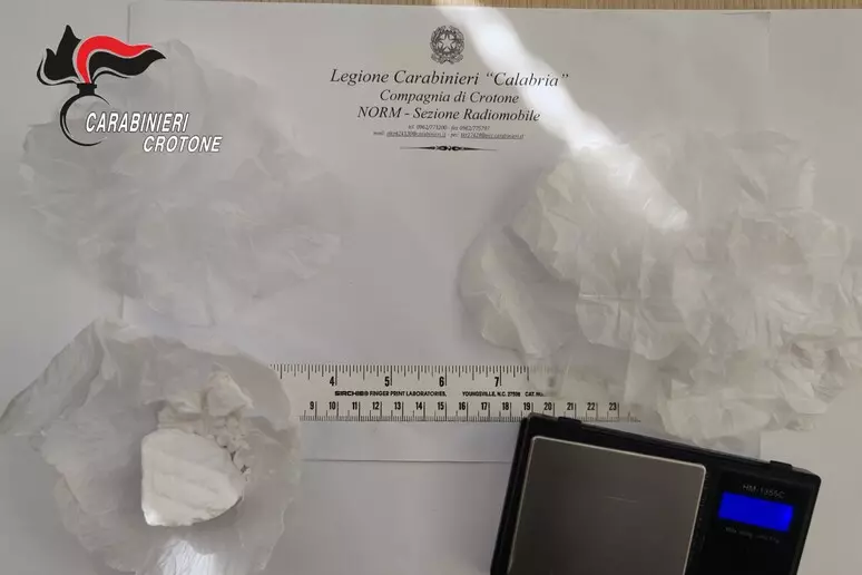 droga carabinieri crotone