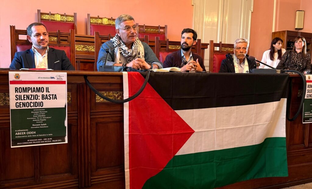 evento a palmi sul no al genocidio a gaza
