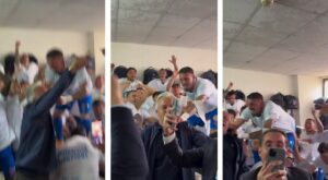 festa siracusa negli spogliatoi