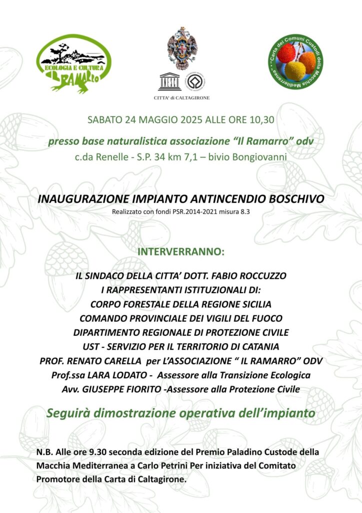 inaugurazione impianto antincendio