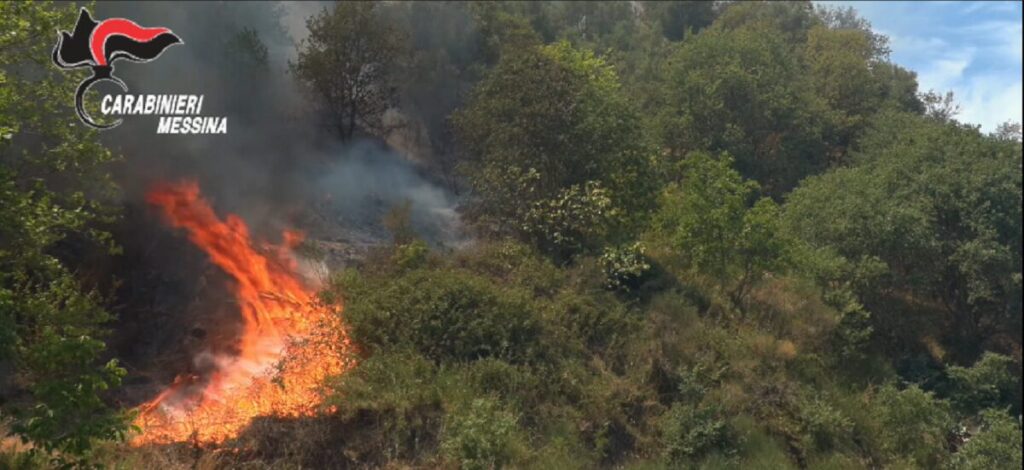 incendio messina