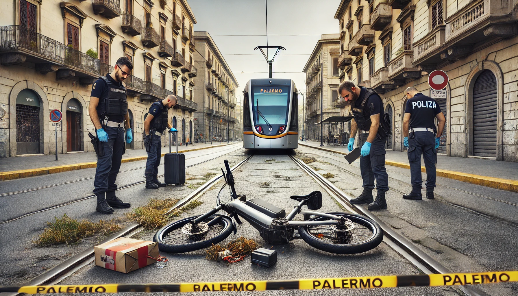 incidente bici elettrica palermo