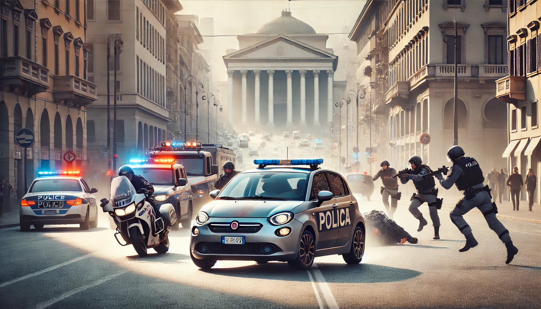 inseguimento in città