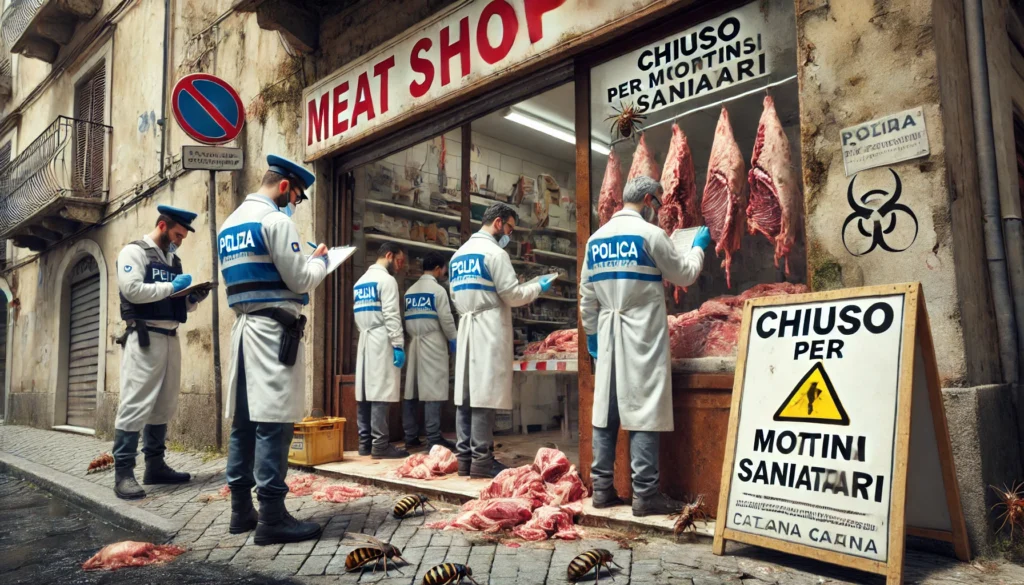 macelleria chiusa per carenza di igiene