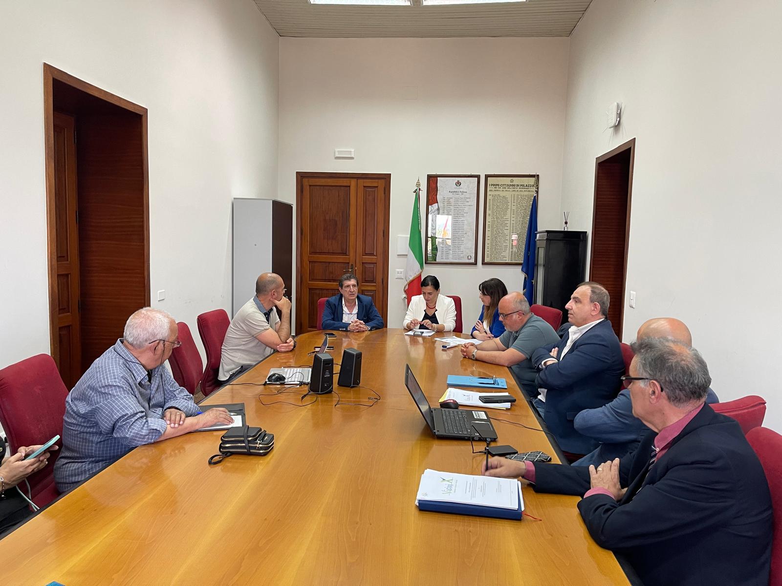 sala giunta milazzo