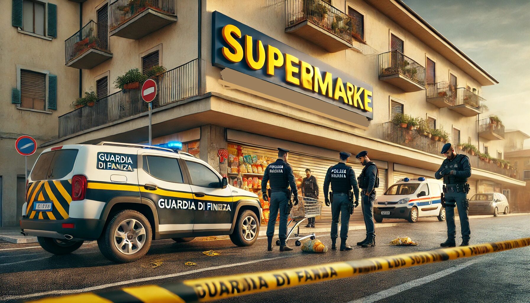 supermercato guardia di finanza