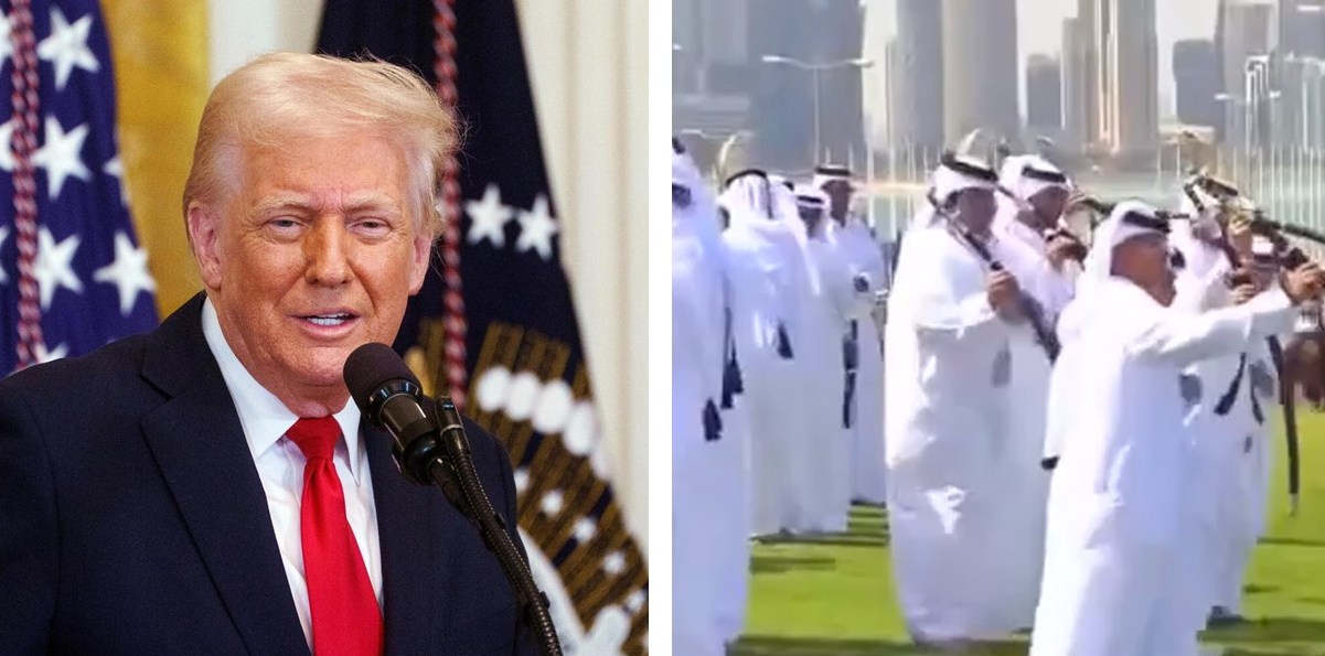 trump accoglienza qatar