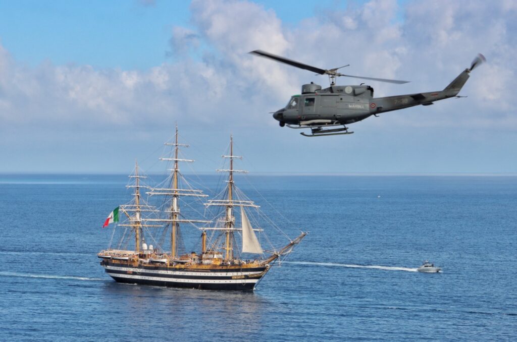 vespucci saluta reggio calabria e lo stretto