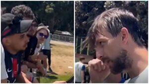 Acerbi litiga tifoso PSG