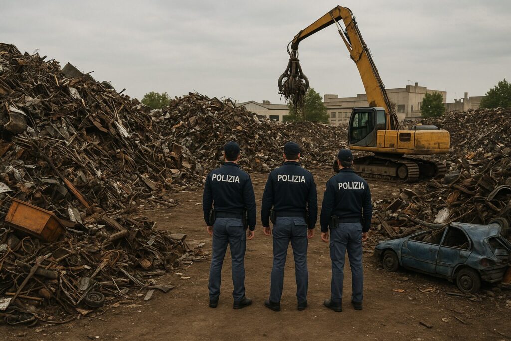 Traffico illecito rottami e materiali ferrosi