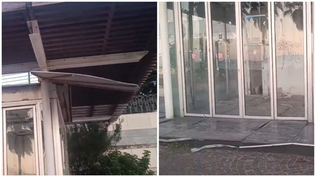 Degrado Lungomare Reggio Calabria chiosco