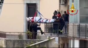 Donna salvata Vigili del Fuoco Patti