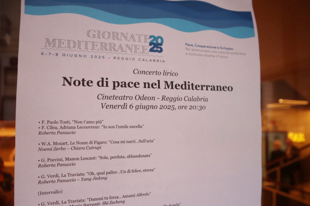Giornate Mediterranee Concerto Reggio Calabria