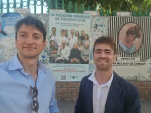 Giuseppe Zagami e Ruben Ganci col manifesto