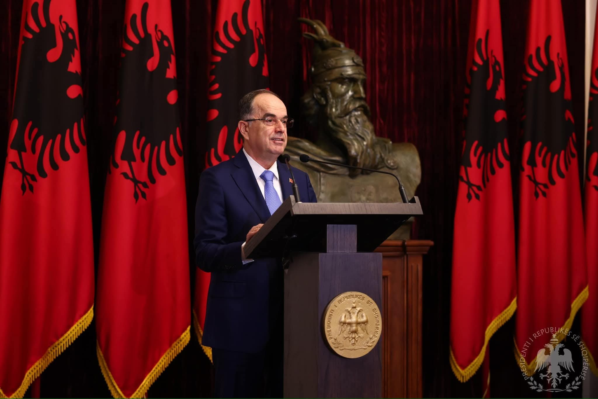 Il Presidente della Repubblica di Albania, Bajram Begaj