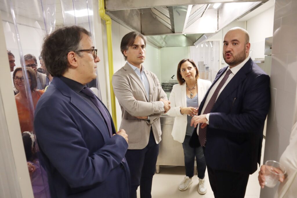 Inaugurazione Centro Cottura Comunale via Aschenez