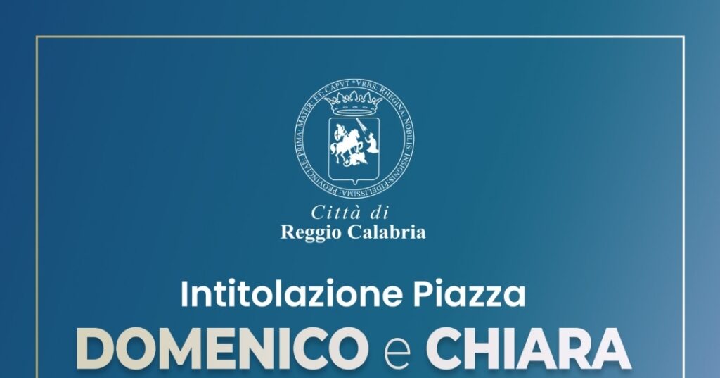 Intitolazione piazza Domenico e Chiara