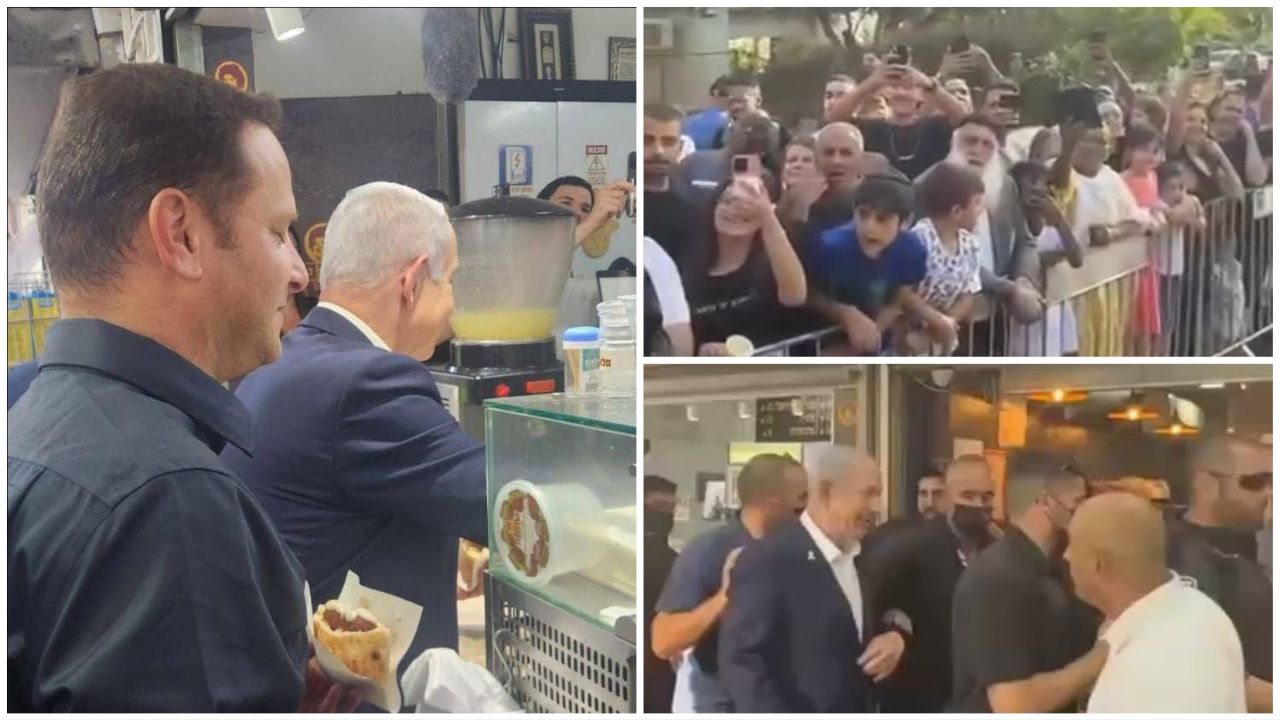 Israele Netanyahu acclamato in pubblico