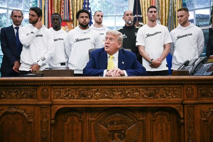 Juventus ricevuta da Trump