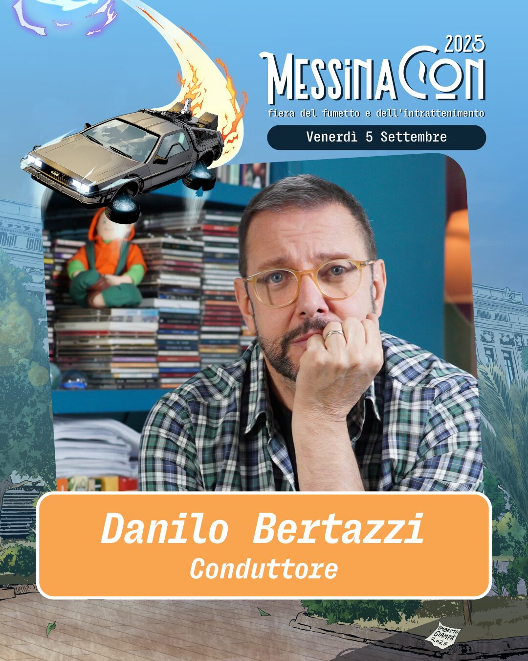 Locandina Danilo Bertazzi Messinacon
