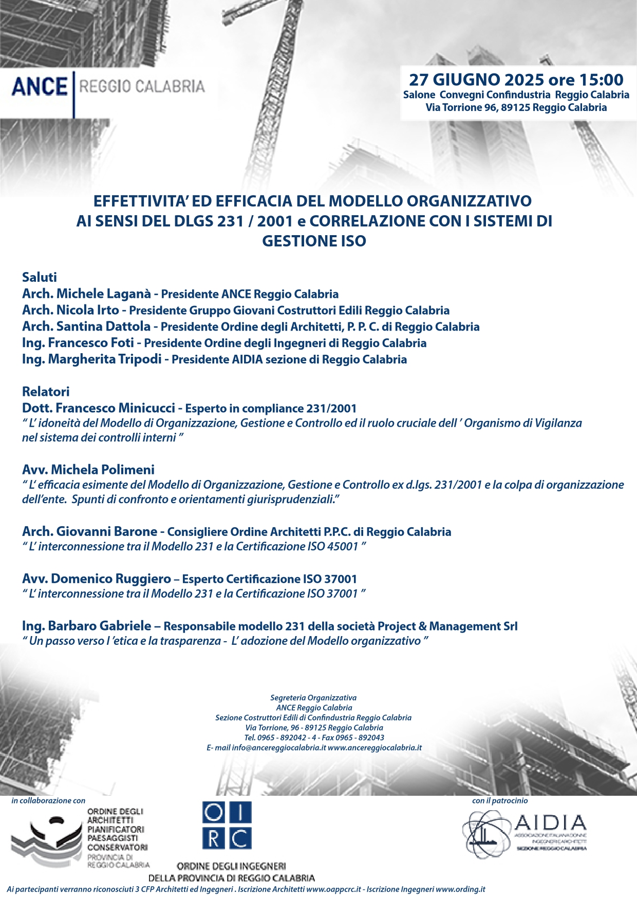 Locandina seminario ANCE 27 giugno 2025
