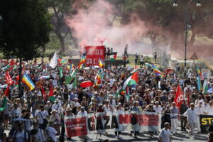Manifestazione Stop ReArm Europe