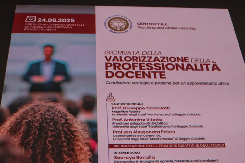 Mediterranea - Giornata valorizzazione professionalità docente