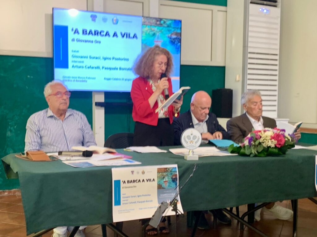 Presentazione libro Giovanna Oro A Barca a vila