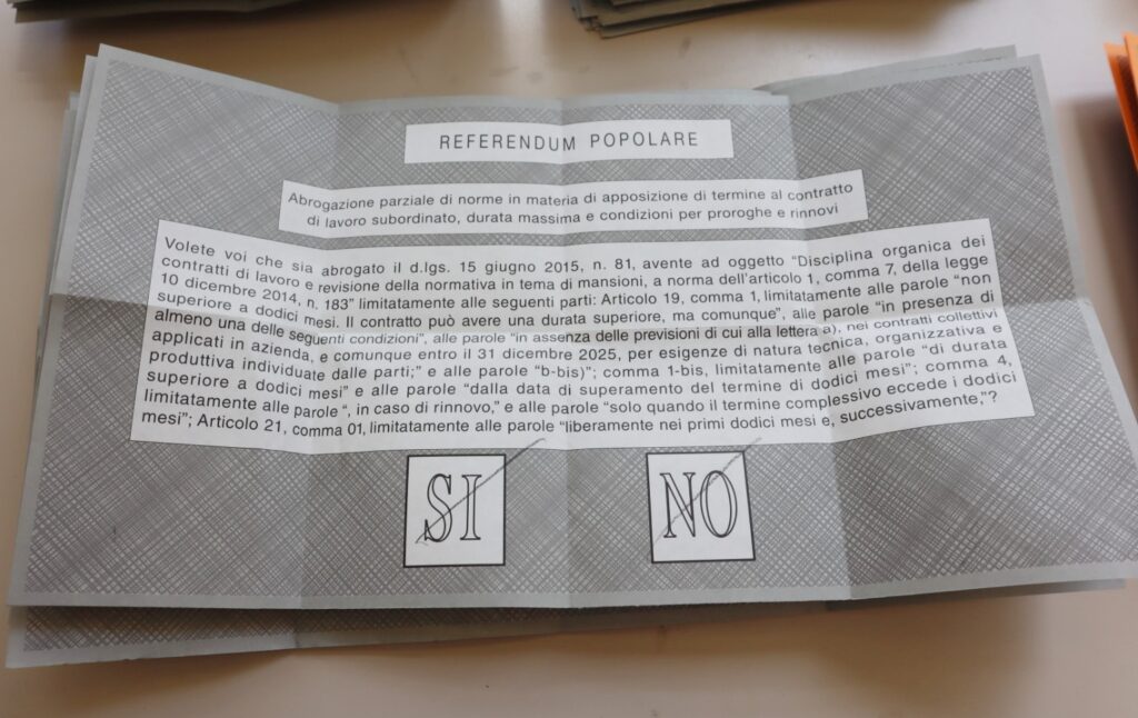 Referendum abrogativo Lavoro e Cittadinanza