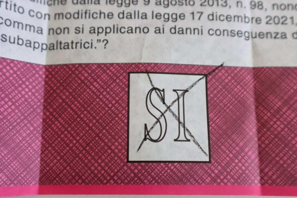 Referendum abrogativo Lavoro e Cittadinanza