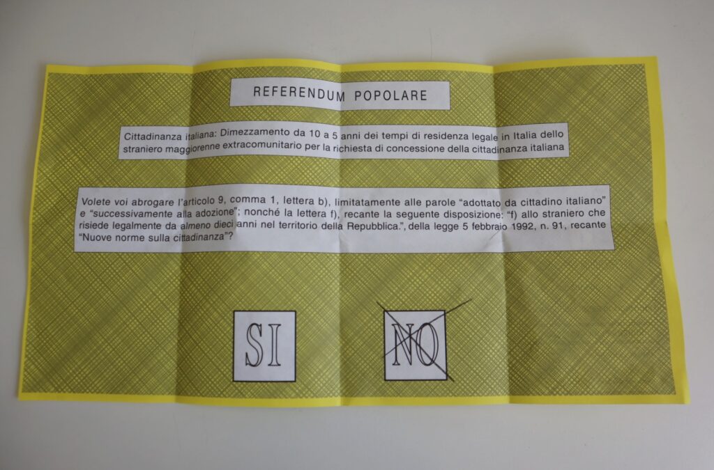 Referendum abrogativo Lavoro e Cittadinanza
