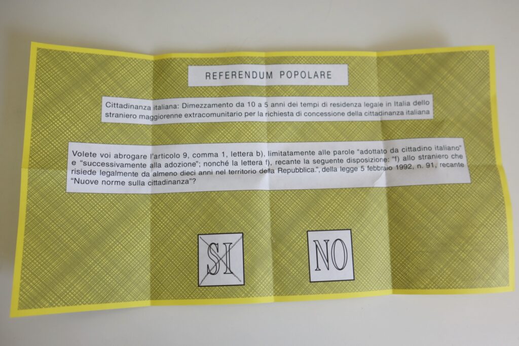 Referendum abrogativo Lavoro e Cittadinanza