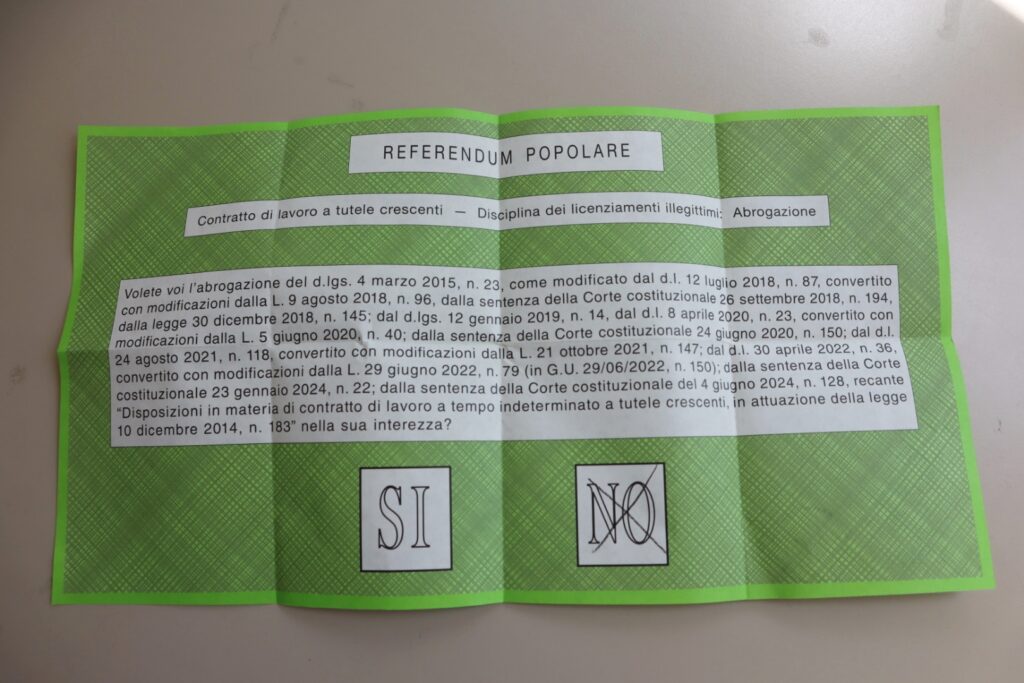 Referendum abrogativo Lavoro e Cittadinanza