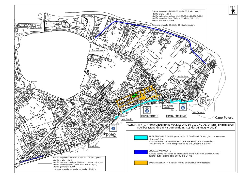 Torre faro isola pedonale