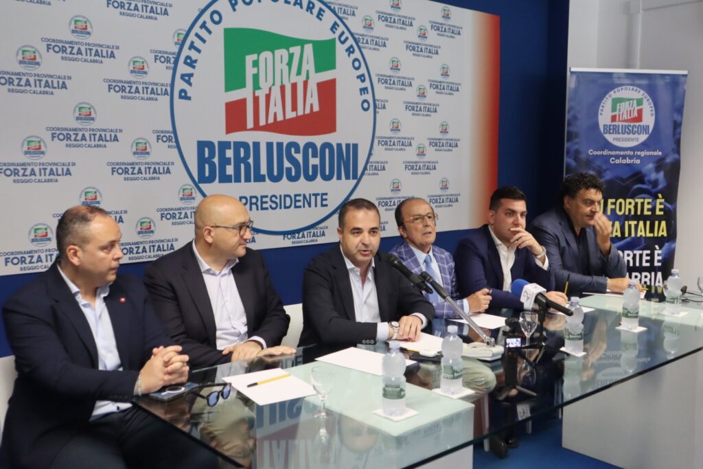 conferenza ingresso antonino zimbalatti in forza italia