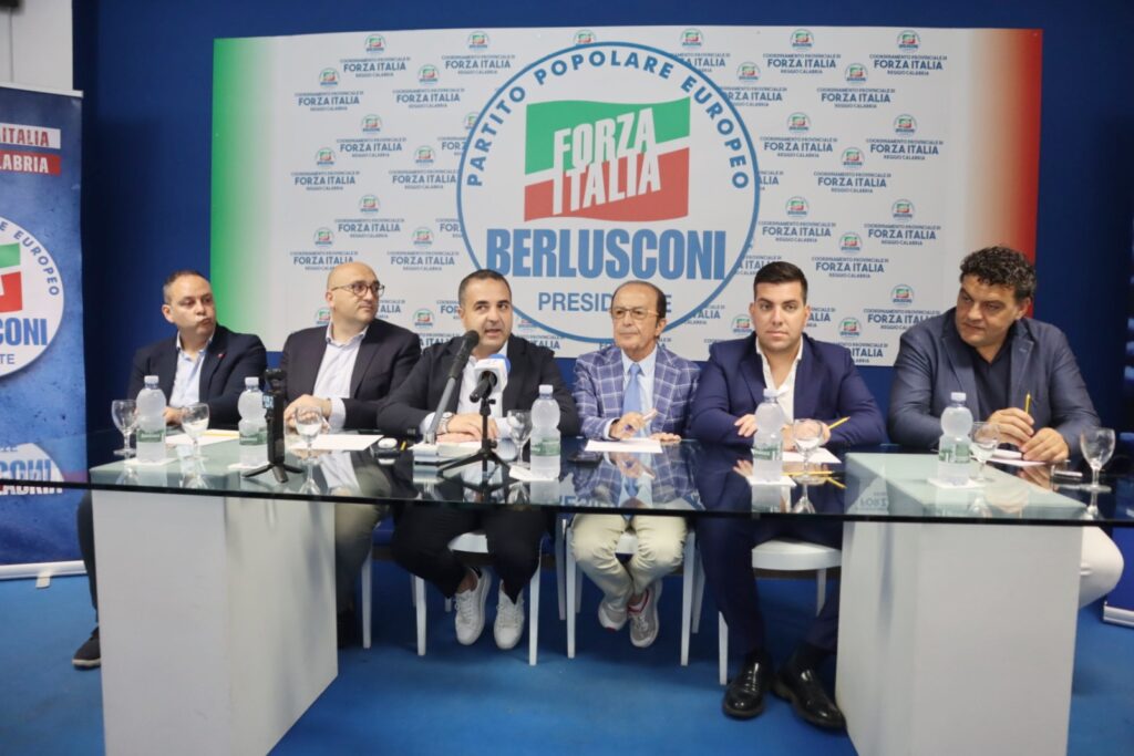 conferenza ingresso antonino zimbalatti in forza italia