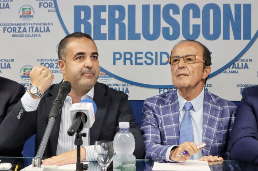 conferenza ingresso antonino zimbalatti in forza italia con cannizzaro