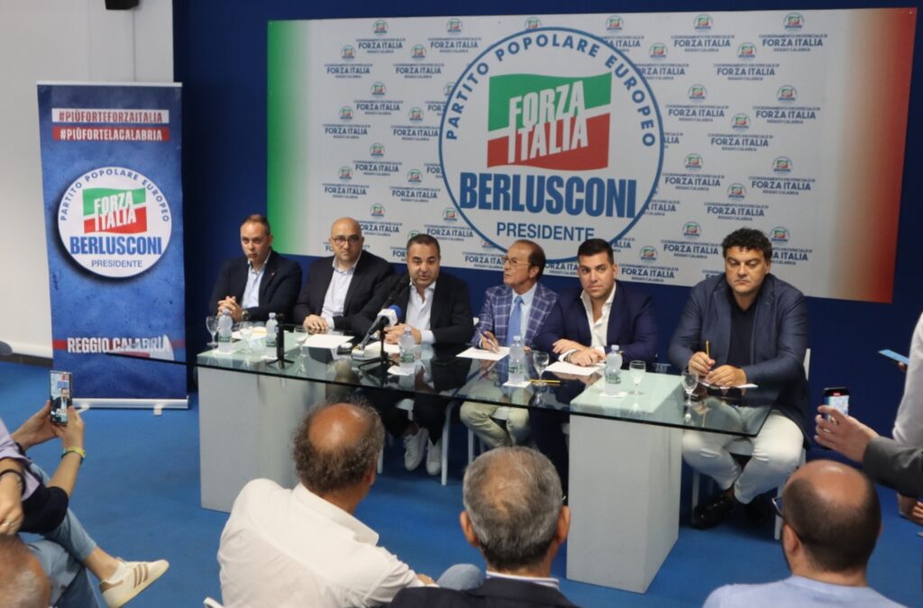 conferenza ingresso antonino zimbalatti in forza italia