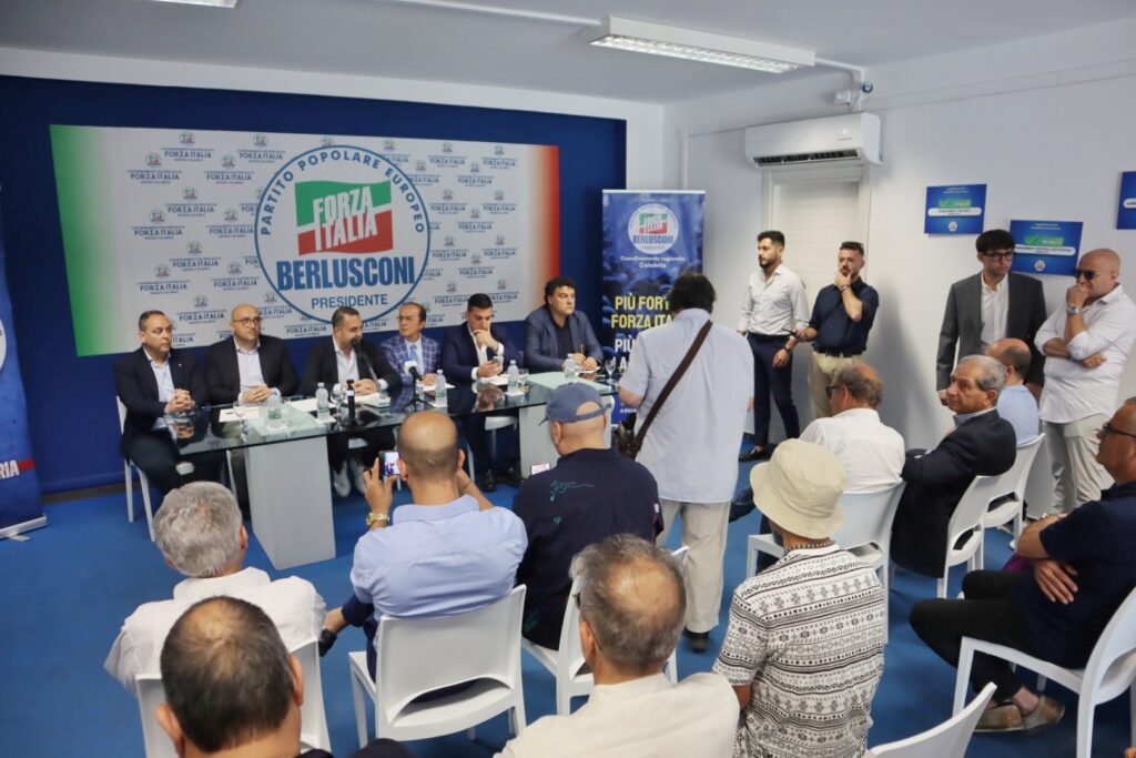 conferenza ingresso antonino zimbalatti in forza italia