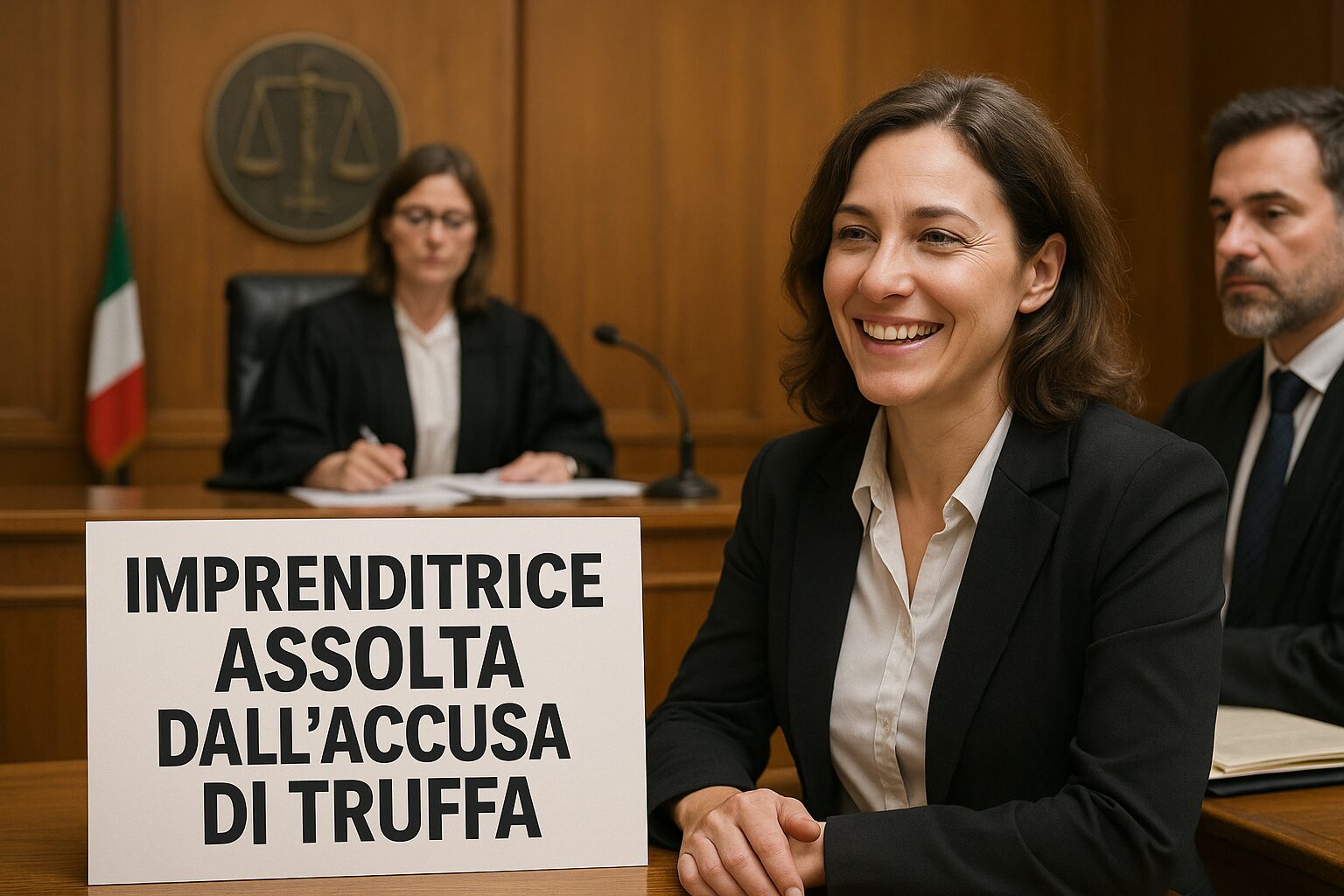 donna assolta