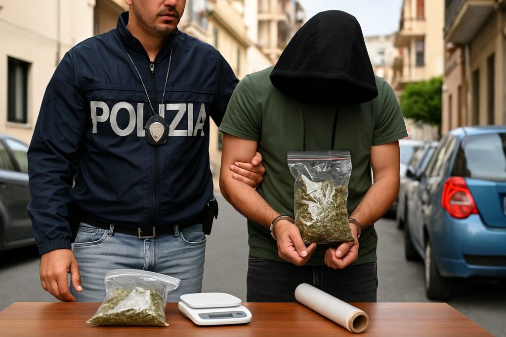droga arresto polizia