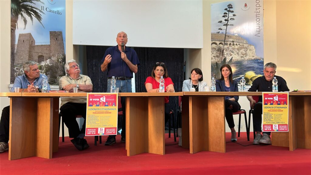 evento sul referendum a lazzaro con i giovani