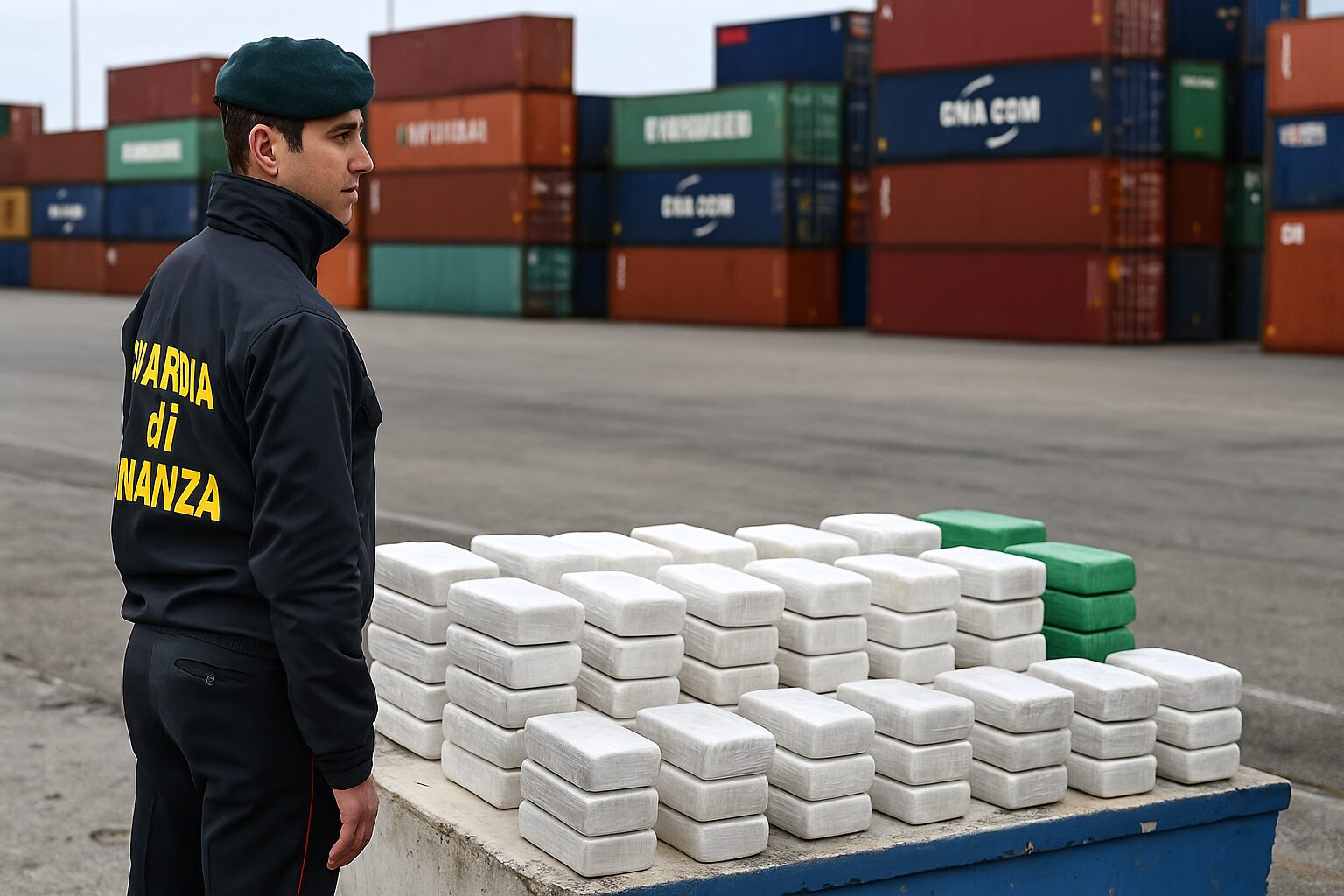 guardia di finanza droga porto gioia tauro