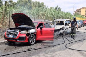 incendio auto pentimele