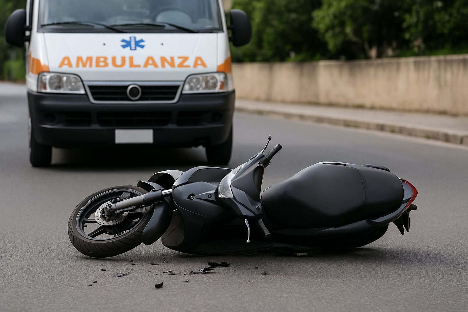 incidente scooter