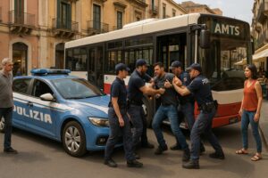 lite bus catania polizia